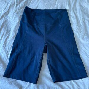 Girlfriend Collective Navy Biker Shorts Size Small